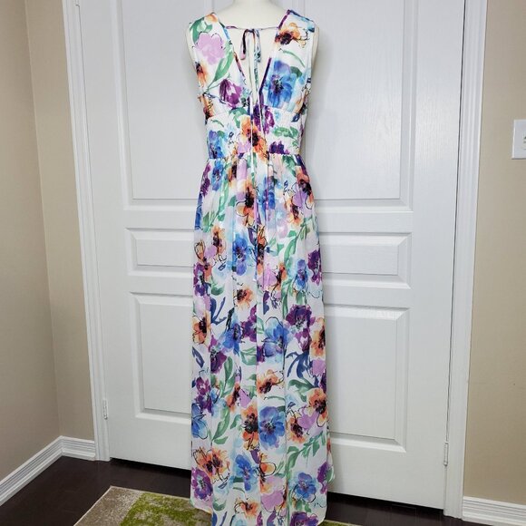 Japna Floral Print Maxi Romper Size S - Picture 5 of 6
